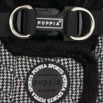 Шлея-жилетка для животных Puppia Gaspar / PAUD-HB1861-BK-L (черный)