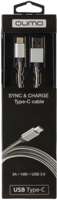 

Кабель Qumo, USB 3.0 - Type C