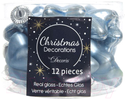 

Набор ёлочных игрушек Decoris, Синий, Звезды / 012220