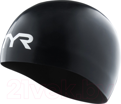 Шапочка для плавания TYR Tracer-X Racing / LCSTRX/001 (L, черный)