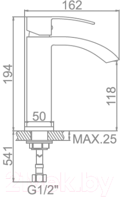 Изображение товара Смеситель Ledeme L1055B-15