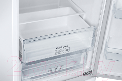 Холодильник с морозильником Samsung RB37A5201WW/WT
