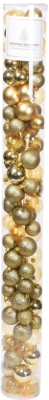 Набор шаров новогодних Koopman Шары ACS100600 (100шт, золото)