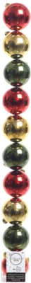

Набор шаров новогодних Decoris, Синий;розовый;золотистый, Шары / 020401
