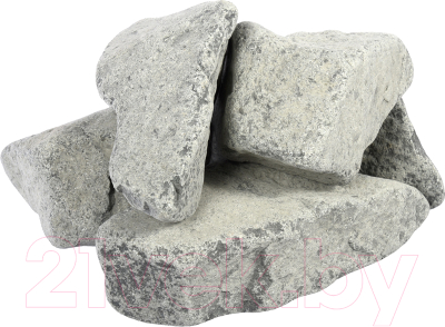 Камни для бани Банные Штучки Габбро-Диабаз обвалованный средний / 03588 (20кг)