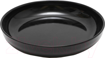 Тарелка столовая глубокая Keramika Nordic (22см, черный)