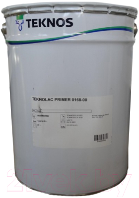 Краска Teknos Teknolac Primer Ral 7032 / 0168-00 (10л, серый)