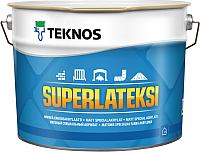 Краска Teknos Superlateksi Base 3 (900мл, матовый прозрачный) - 
