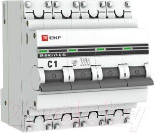 

Выключатель автоматический EKF, ВА 47-63 4п 1А