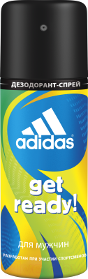 Дезодорант-спрей Adidas Cool & Care Get Ready! 48ч (150мл)