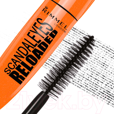 Тушь для ресниц Rimmel Scandaleyes Reloaded Extreme Volume&Wear Mascara (тон 001)