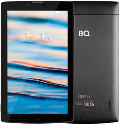 Планшет BQ BQ-7084G 3G Simple (черный)