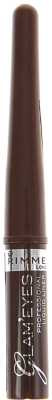 

Подводка для глаз жидкая Rimmel, Коричневый, Glam'eyes Professional Liquid Eyeliner тон 002