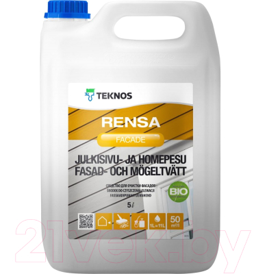 Моющее средство для фасадов Teknos Rensa Facade (5л)