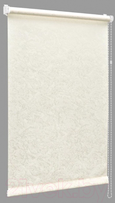 Рулонная штора Delfa Сантайм Жаккард Венеция СРШ-01 МД29501 (34x170, белый)