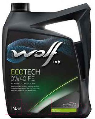 Моторное масло WOLF EcoTech 0W40 FE / 16106/4 (4л)