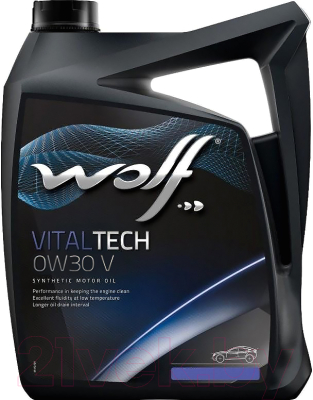Моторное масло WOLF VitalTech 0W30 V / 22105/5 (5л)