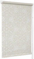 Рулонная штора Delfa Сантайм Металлик Принт СРШ-01 МД 7591 (115x170, кремовый) - 