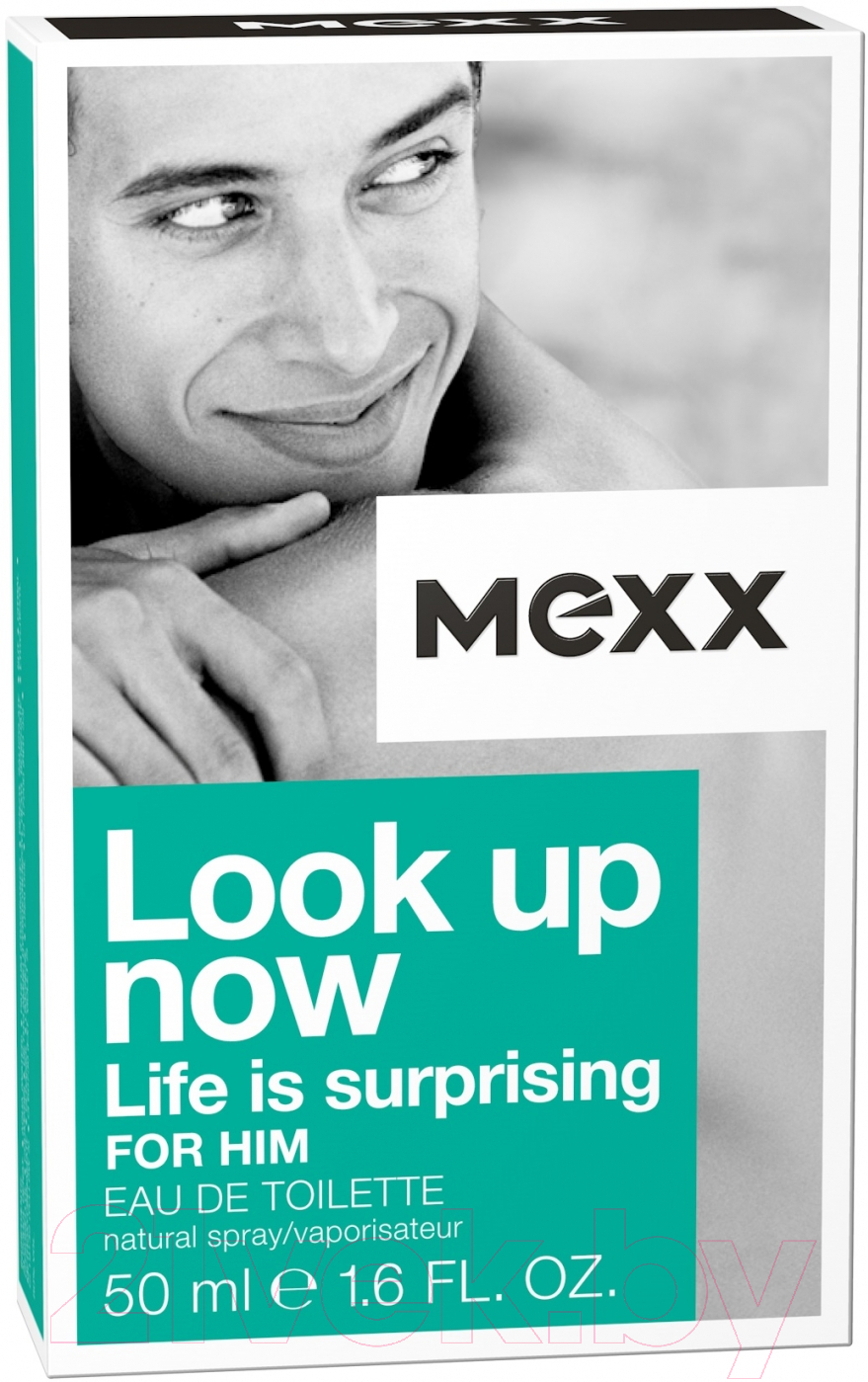 Туалетная вода Mexx Look Up Now Life is Surprising For Him