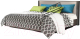 Двуспальная кровать Мебель-КМК 1600 Стефани 0649.4-01 (холст серый/камень темно-серый) - 