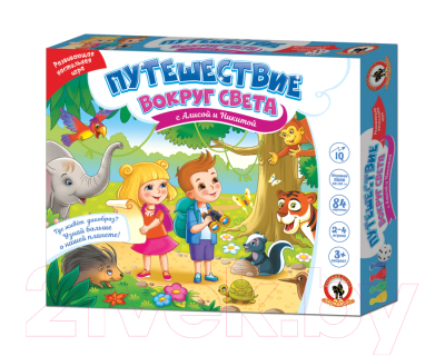 

Настольная игра Русский стиль, Вокруг света с Алисой и Никитой / 03442