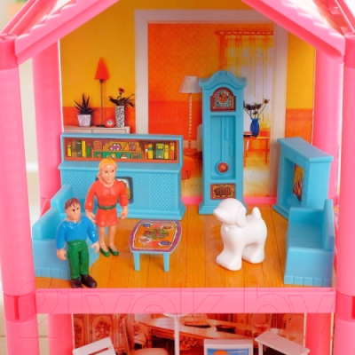 Кукольный домик Крошка Я Двухэтажный с аксессуарами / 442534