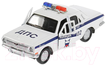 Автомобиль игрушечный Технопарк Газ-2401. Волга. Полиция / 2401-12SLPOL-WH