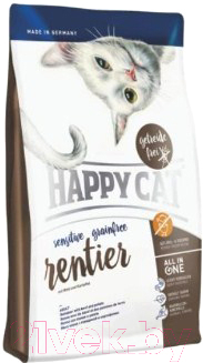 

Корм для кошек Happy Cat, Sensitive Grainfree Rentier / 70276