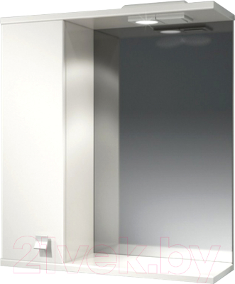 Шкаф с зеркалом для ванной Tivoli Домино 62 L / 460269