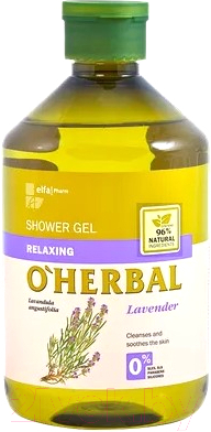 

Гель для душа Elfa Pharm, O'Herbal расслабляющий с экстрактом лаванды