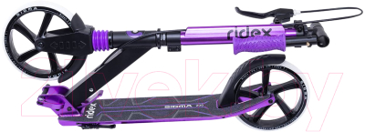 Самокат городской Ridex Sigma 200мм (черный/фиолетовый)