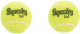 Набор игрушек для собак Beeztees Теннисный мяч с пищалкой / 625616 - 
