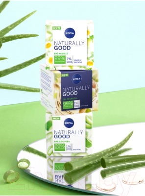

Крем для лица Nivea, Naturally Good дневной для чувствительной кожи