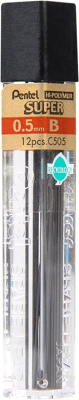 Набор грифелей для карандаша Pentel Super / C505-B (12шт)