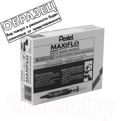 Маркер для доски Pentel Maxiflo / MWL5M-BO