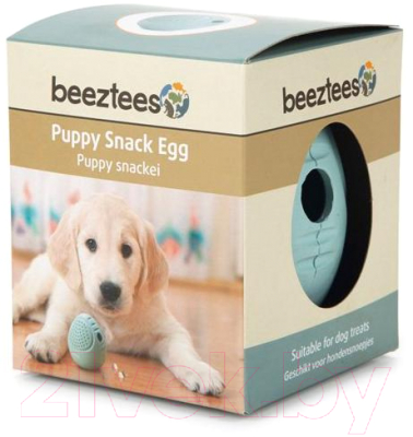 Игрушка для собак Beeztees Снекбол резиновое яйцо / 626750 (зеленый)