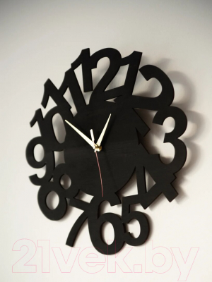 Часы каркасные Woodary 2043 (30см)