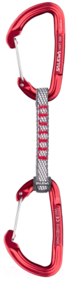 Карабин альпинистский Salewa Dyneema Hot G3 Wire/Wire Express Set / 1727-0165 (с оттяжкой, красный)