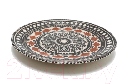 Тарелка столовая обеденная Kutahya Nano Ceram 89067 (25см)