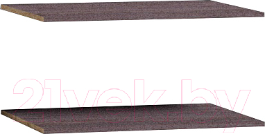 Комплект полок для корпусной мебели Глазов Монако 18 (ясень анкор темный)