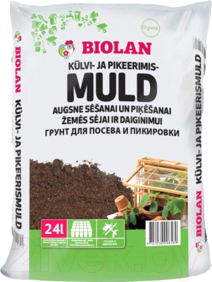 Грунт для растений Biolan Для посева и пикировки (24л)