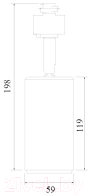 Трековый светильник Elektrostandard Svit GU10 MRL 1013 (черный/хром)
