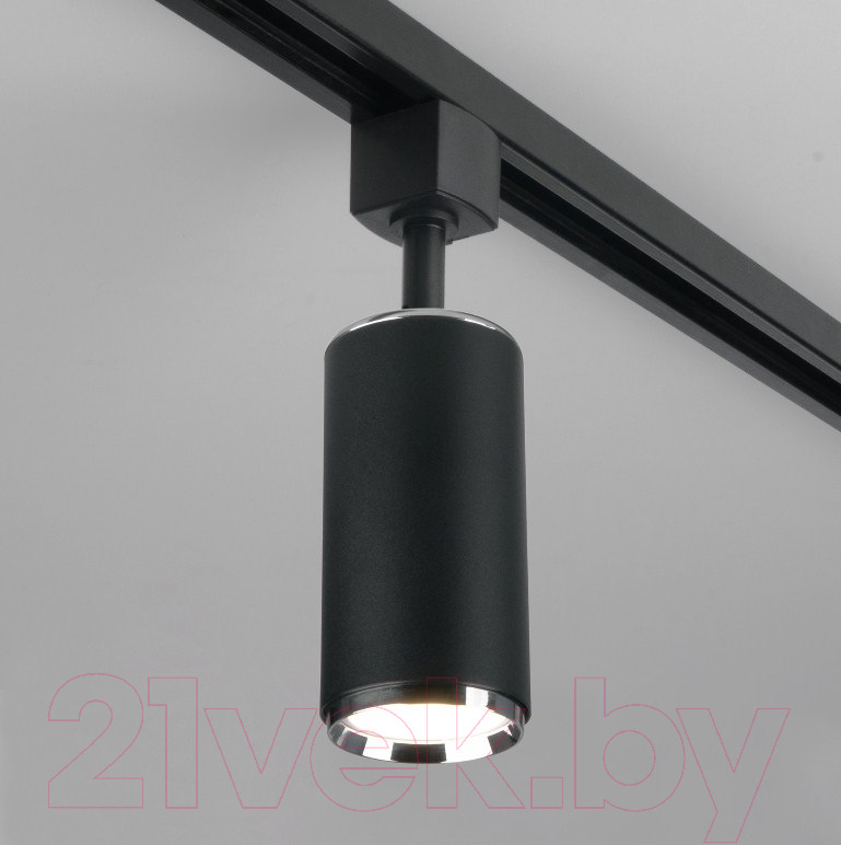 Трековый светильник Elektrostandard Svit GU10 MRL 1013 (черный/хром) — фото 2