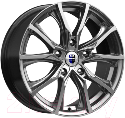 

Литой диск K&K, Твист 17x7.5" 5x100мм DIA 57.1мм ET 35мм Дарк платинум