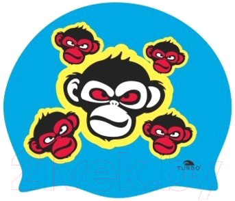 

Шапочка для плавания Turbo, Monkey Happy / 9701903