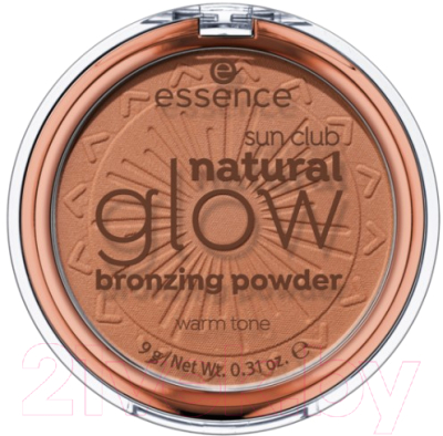 

Бронзер Essence, Бронза, Sun Club Natural Glow Bronzing Powder тон 01