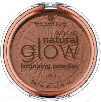 

Бронзер Essence, Коричневый, Sun Club Natural Glow Bronzing Powder тон 02