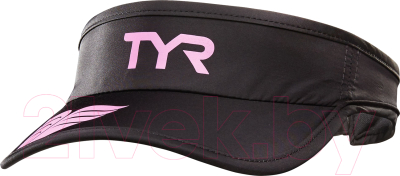 Кепка для триатлона TYR Running Visor / LRUNVIS 121 (черный/розовый)