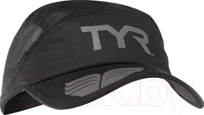 Кепка для триатлона TYR Running Cap / LRUNCAP 088 (черный/серый)