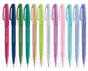 Изображение товара Маркер художественный Pentel Brush Sign Pen / SES15C-B (красный)
